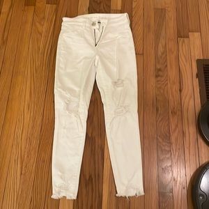 High-Rise AE White Jegging
